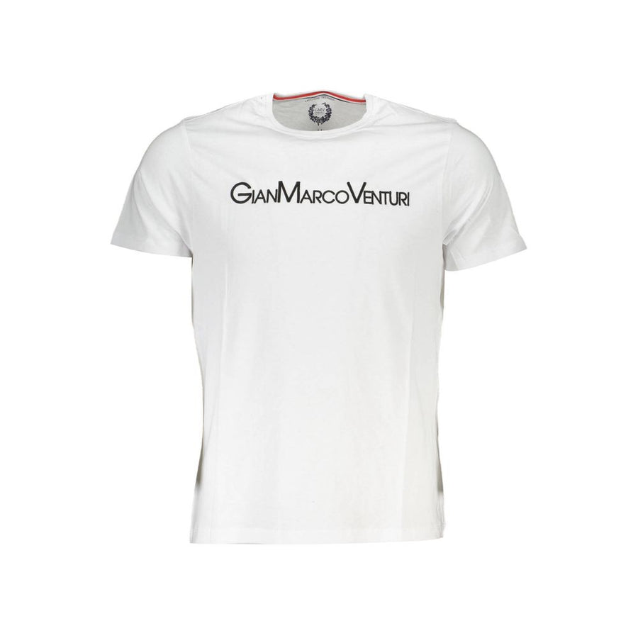 Gianmarco Venturi Men's White Cotton T-Shirt