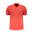 Gianmarco Venturi Rotes Herren-Poloshirt aus Baumwolle