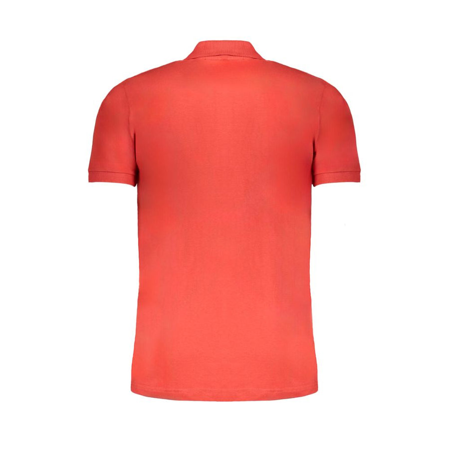 Gianmarco Venturi Men's Red Cotton Polo Shirt
