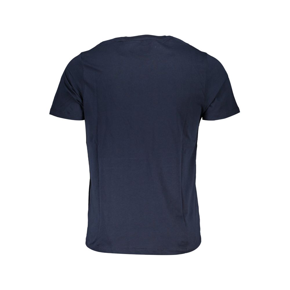 Gianmarco Venturi Blue Cotton T-Shirt for Men