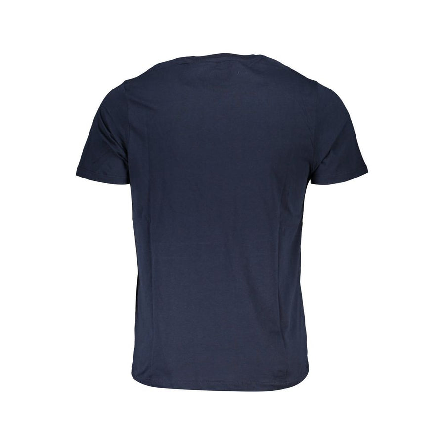 Gianmarco Venturi Blue Cotton T-Shirt for Men