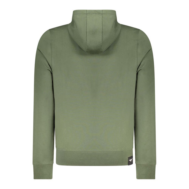 Accademia Militare Verde Baumwoll-Kapuzenpullover für Herren