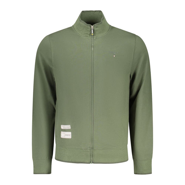 Accademia Militare Verde Baumwoll-Sweatshirt für Herren