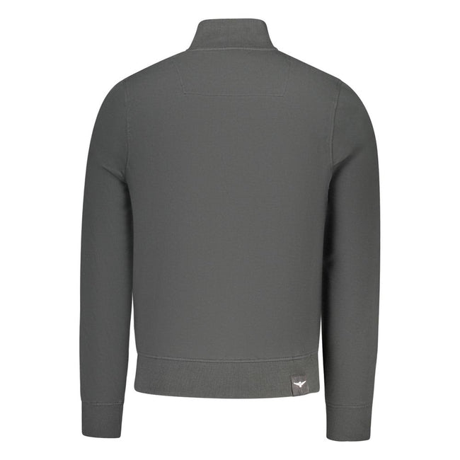 Accademia Militare Schwarzer Baumwoll-Herren-Sweatshirt