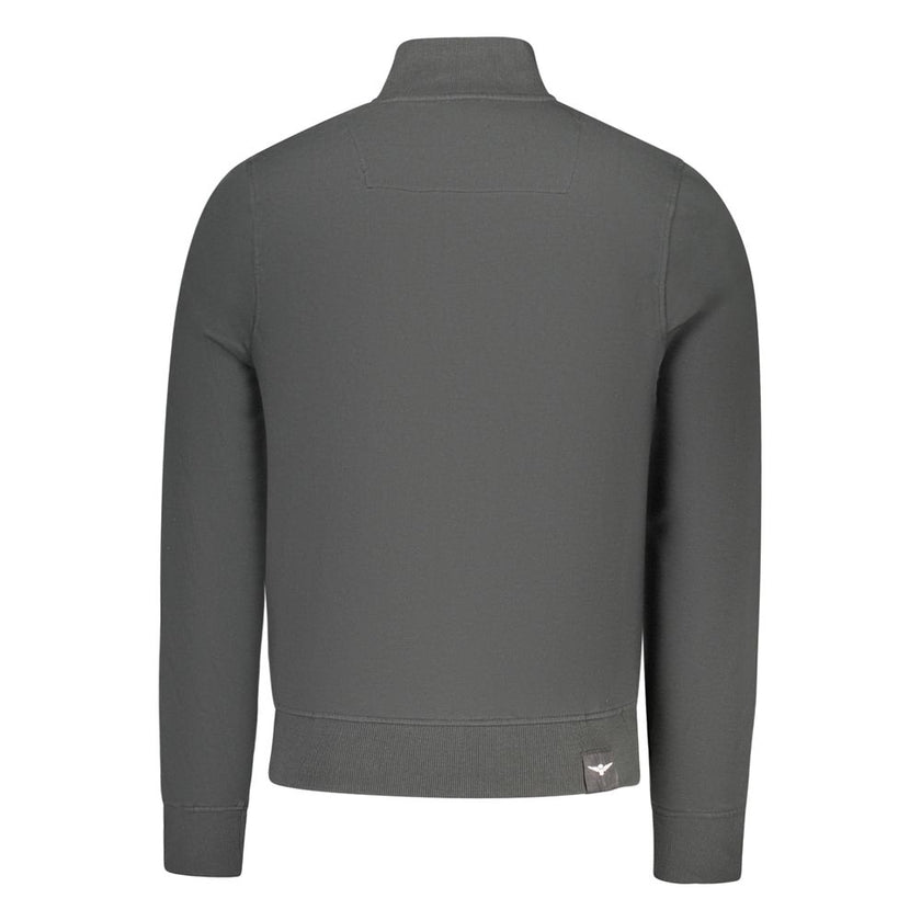 Accademia Militare Schwarzer Baumwoll-Herren-Sweatshirt