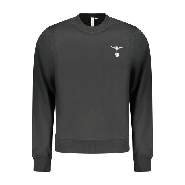 Accademia Militare Schwarzer Baumwoll-Sweatshirt