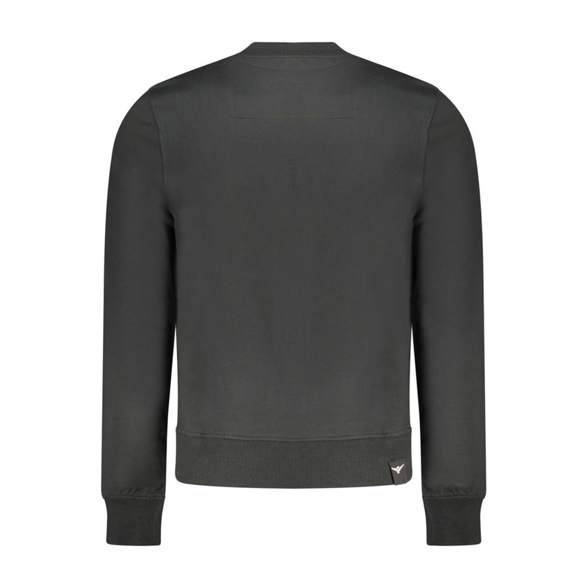Accademia Militare Schwarzer Baumwoll-Sweatshirt