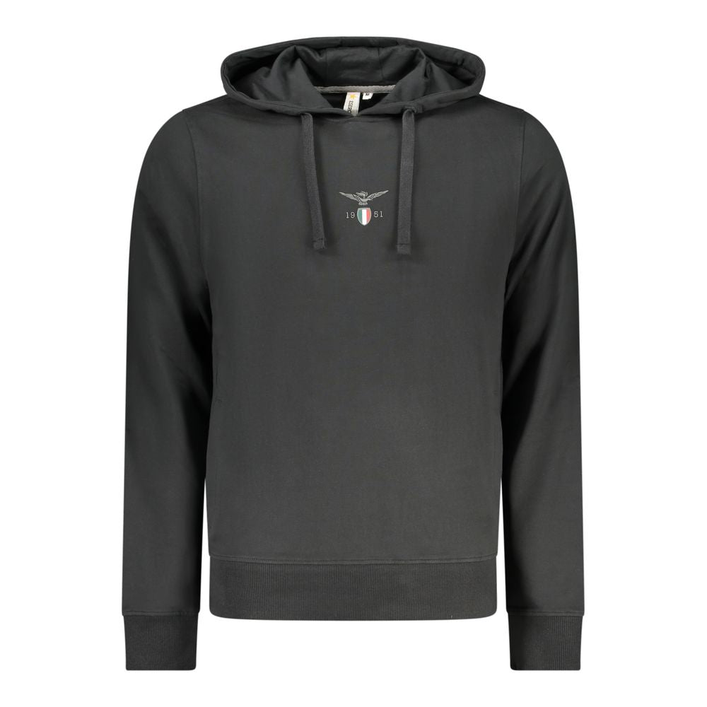 Accademia Militare Blauer Baumwoll-Kapuzenpullover für Herren