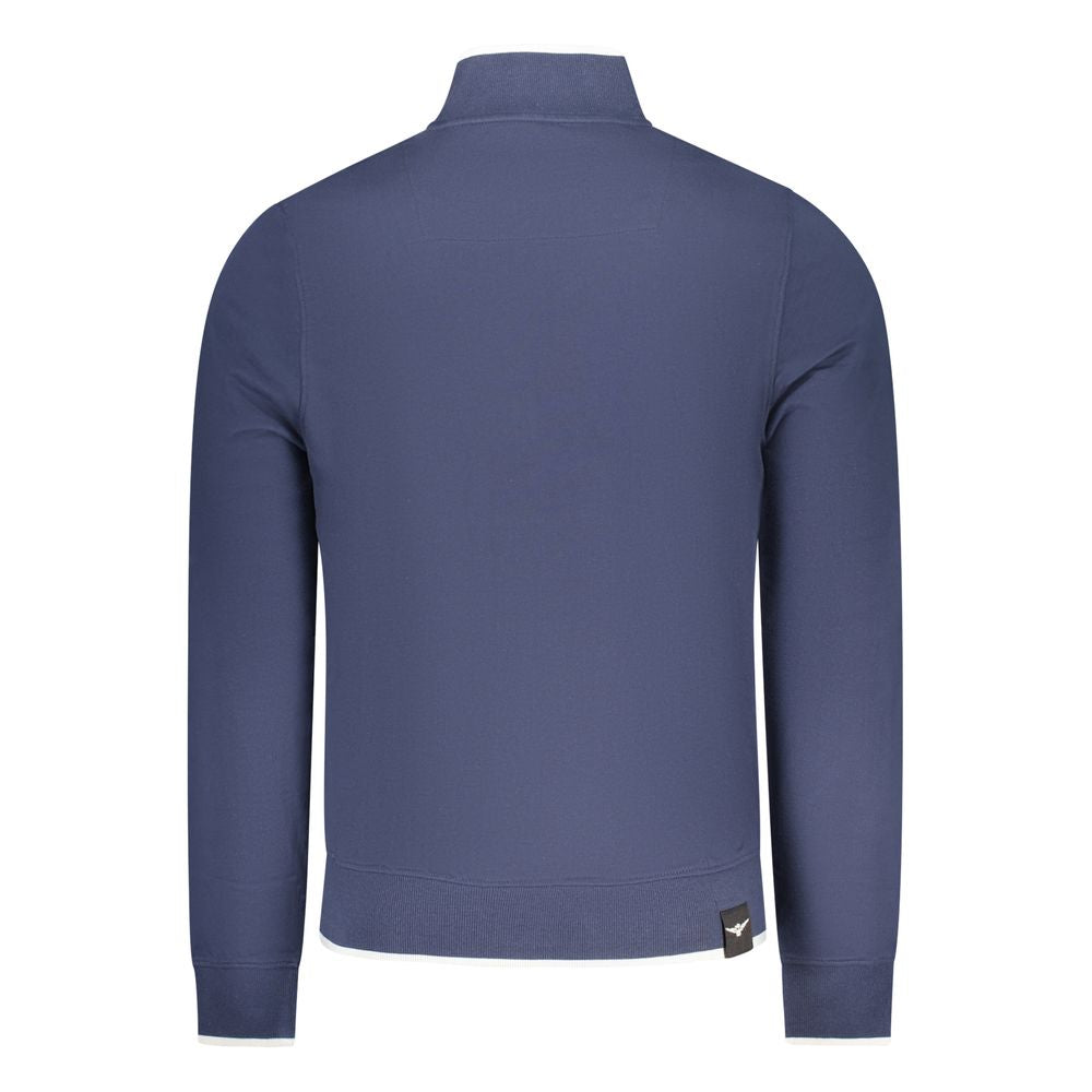 Accademia Militare Blauer Baumwoll-Sweatshirt für Herren