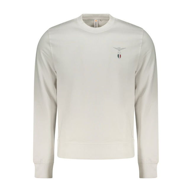 Accademia Militare Bianco Baumwoll-Sweatshirt für Herren