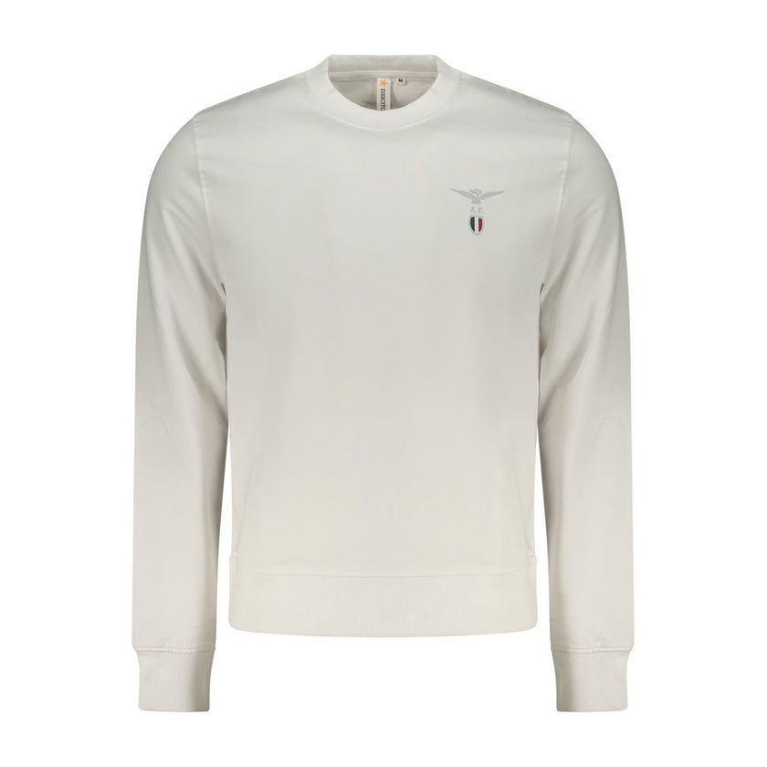 Accademia Militare Bianco Baumwoll-Sweatshirt für Herren