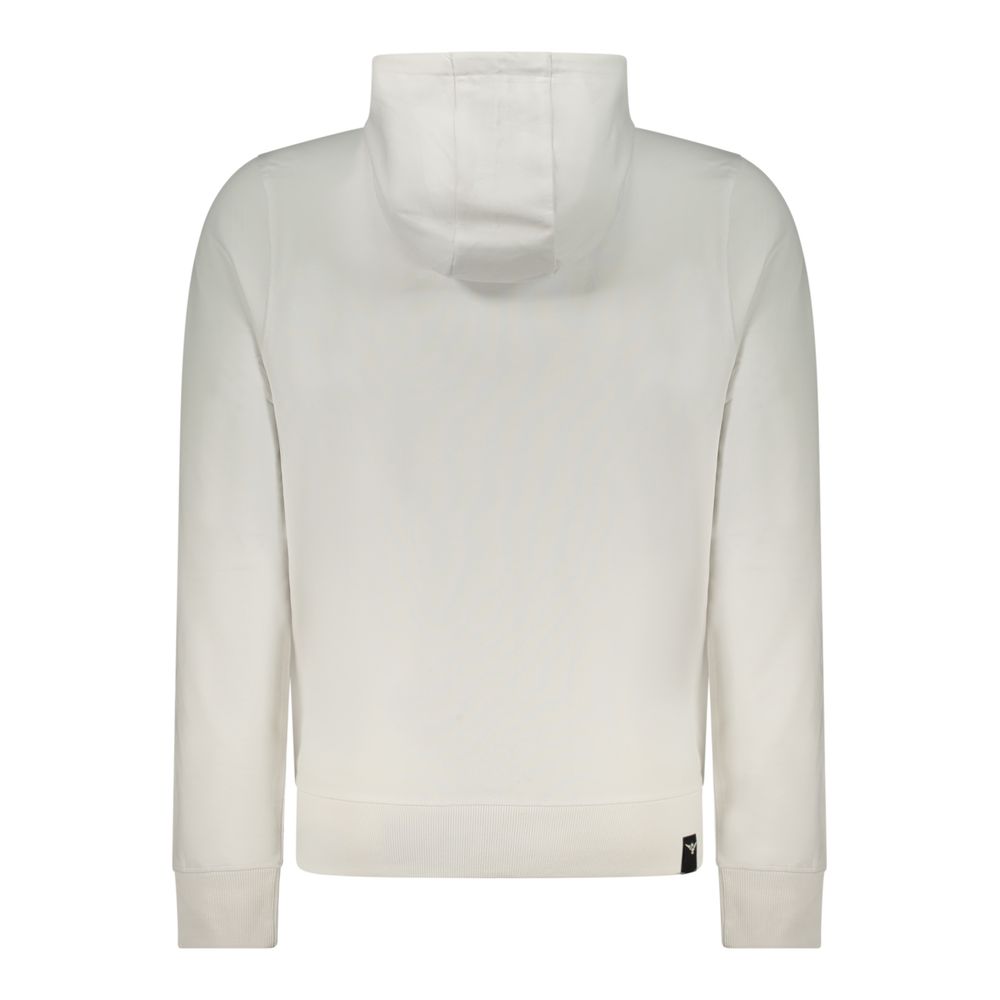 Accademia Militare Weißes Herren-Sweatshirt aus Baumwolle