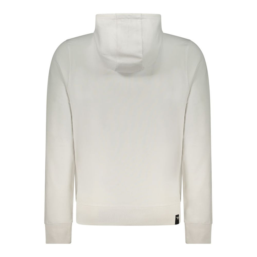 Accademia Militare Weißes Herren-Sweatshirt aus Baumwolle