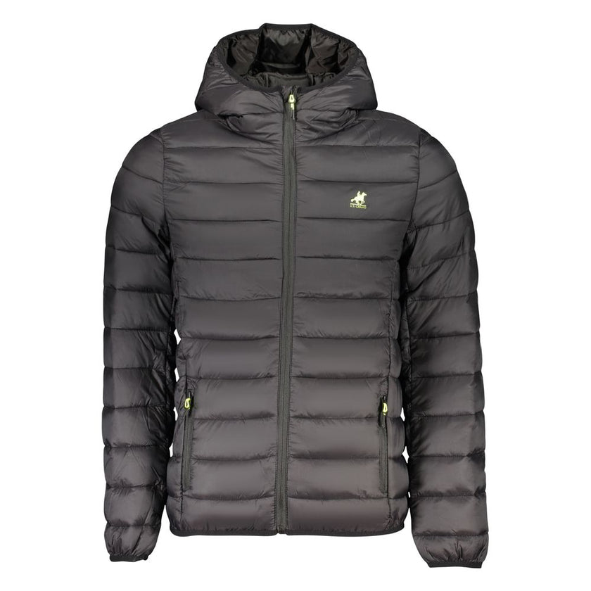 U.S. Grand Polo Schwarze Herrenjacke aus Polyester