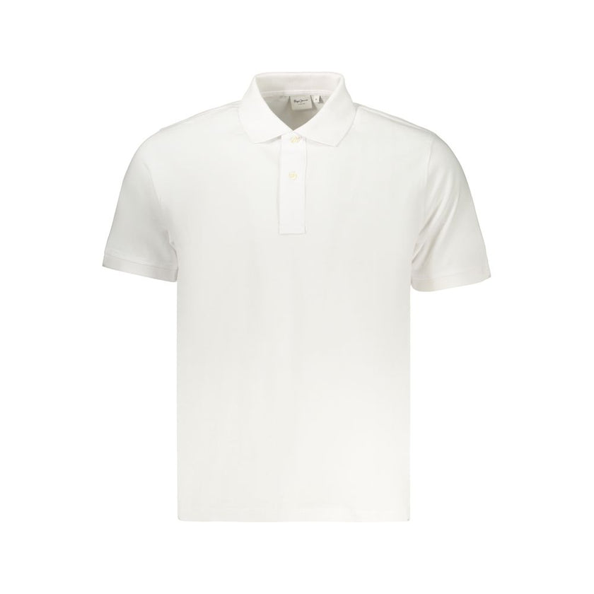 Pepe Jeans Weißes Poloshirt aus Baumwolle für Herren