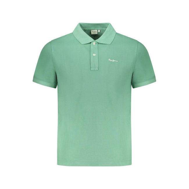 Pepe Jeans Verde Bio-Baumwoll-Poloshirt für Herren
