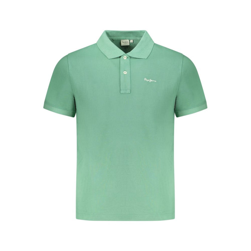 Pepe Jeans Verde Bio-Baumwoll-Poloshirt für Herren