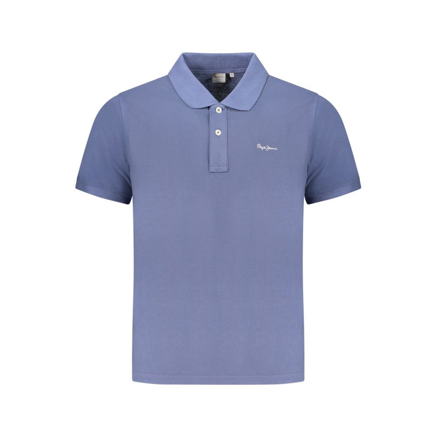 Pepe Jeans Men's Blue Organic Cotton Polo Shirt