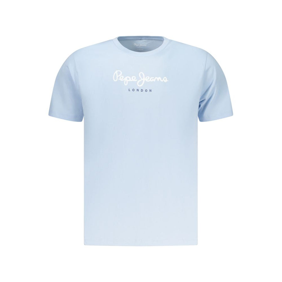 Pepe Jeans Azzurro Baumwoll-T-Shirt für Herren