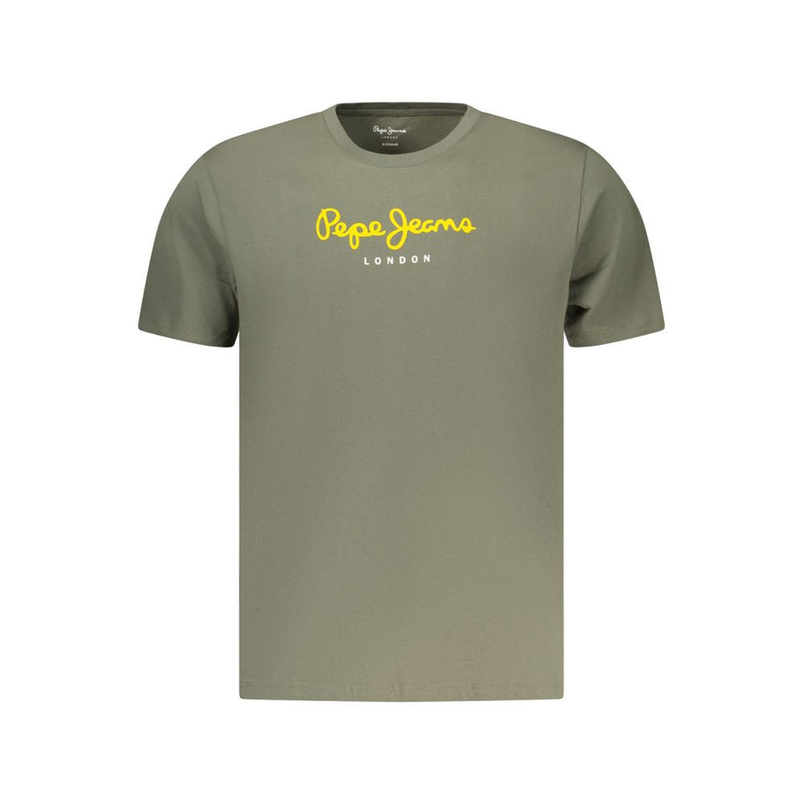 Pepe Jeans Verde Baumwoll-T-Shirt für Herren