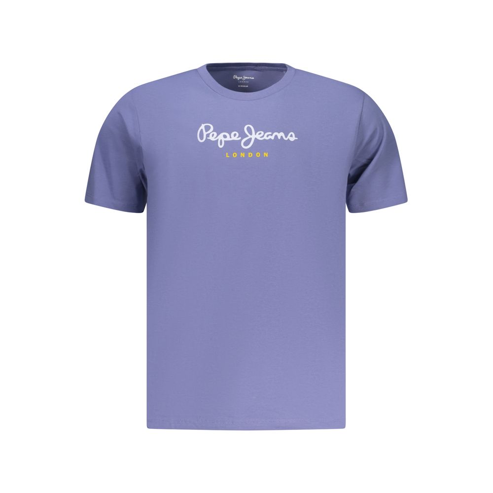 Men's Pepe Jeans Blue Cotton T-Shirt
