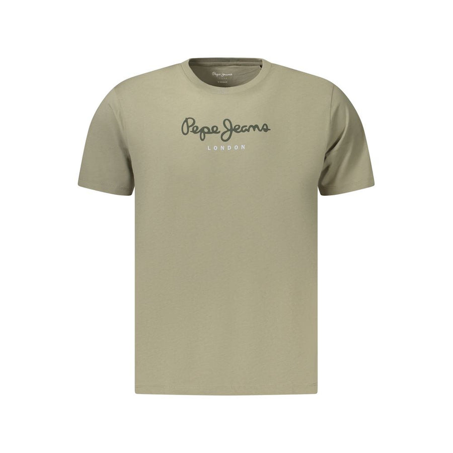 Pepe Jeans Verde Baumwoll-T-Shirt für Herren