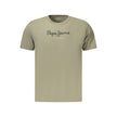 Pepe Jeans Verde Baumwoll-T-Shirt für Herren