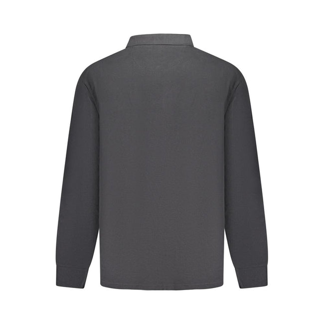 North Sails Schwarzes Herren-Poloshirt aus Baumwolle