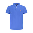 Norway 1963 Blaues Baumwoll-Poloshirt für Herren