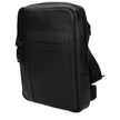 Piquadro Schwarze Leder Umhängetasche