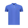 Norway 1963 Blaues Baumwoll-Poloshirt für Herren