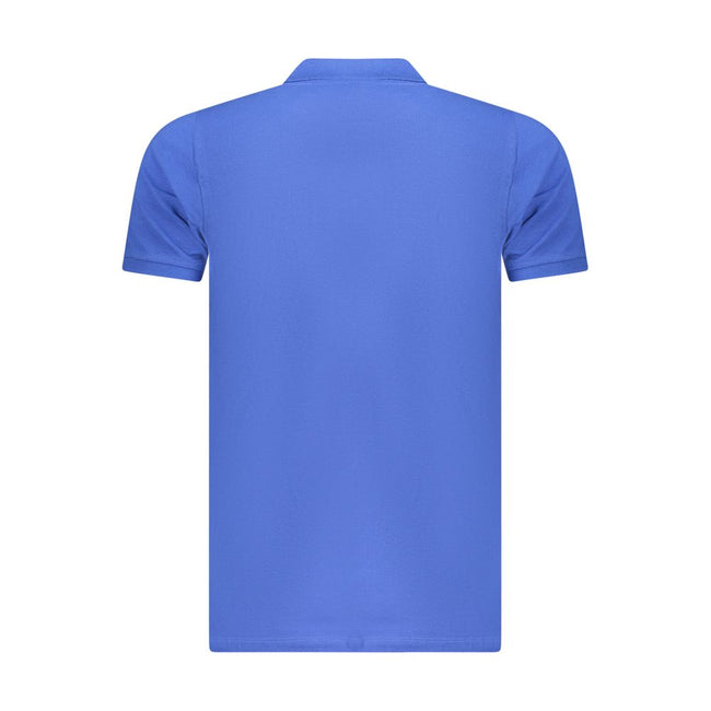 Norway 1963 Blaues Baumwoll-Poloshirt für Herren
