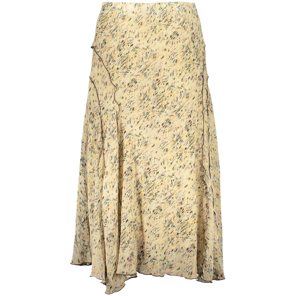 Desigual Beiger Polyester-Maxirock