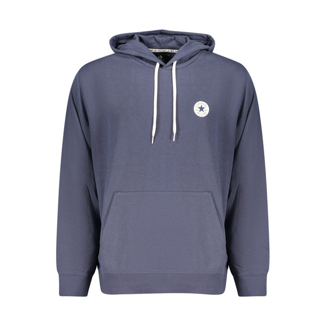 Converse Blauer Baumwoll-Kapuzenpullover für Herren