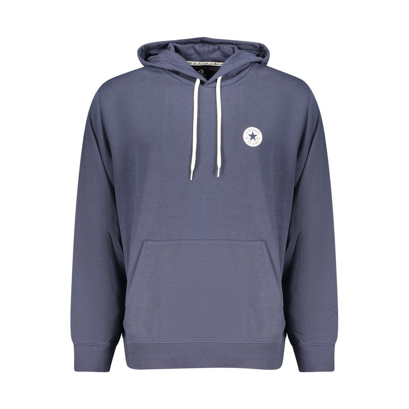 Converse Blauer Baumwoll-Kapuzenpullover für Herren