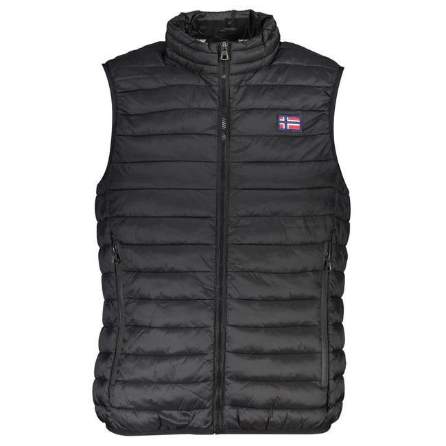 Norway 1963 Schwarze Herrenjacke aus Polyamid