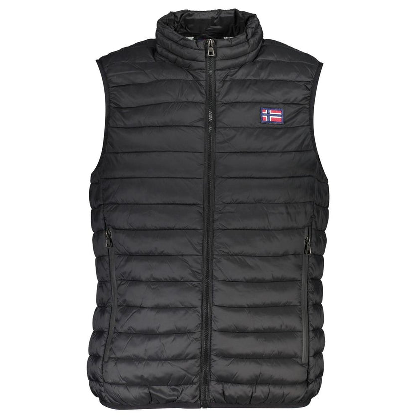 Norway 1963 Schwarze Herrenjacke aus Polyamid