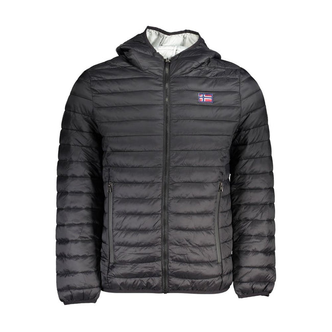 Norway 1963 Schwarze Herrenjacke aus Polyamid