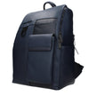 Piquadro Blauer Lederrucksack
