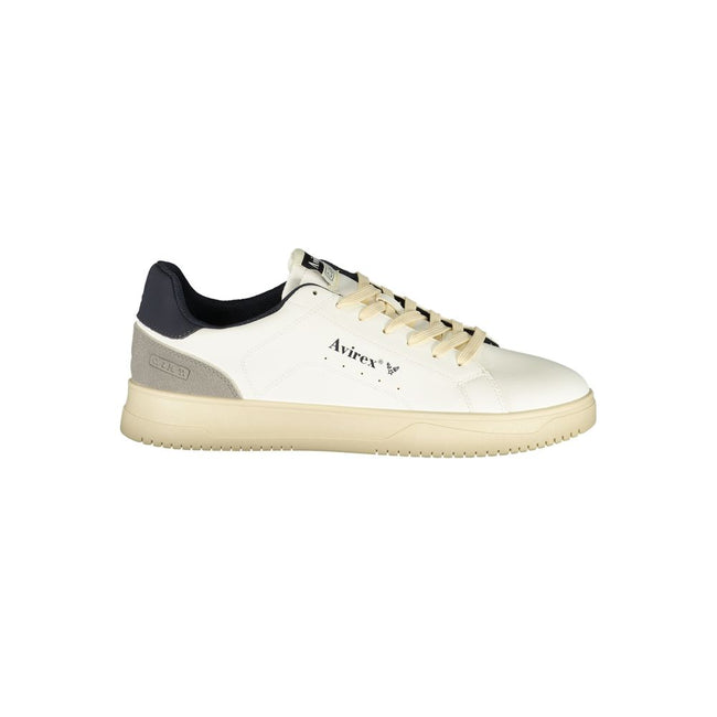 Avirex Herren-Sneaker aus weißem Polyurethan