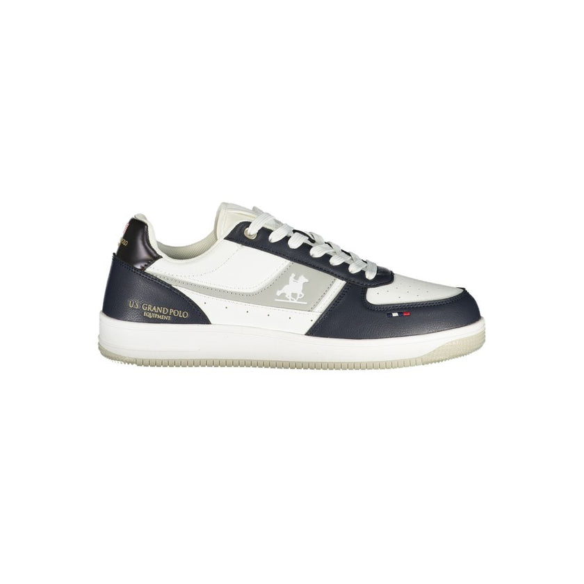 U.S. Grand Polo Herren-Sneaker aus weißem Polyurethan
