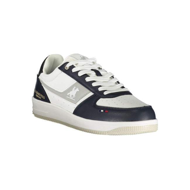 U.S. Grand Polo Herren-Sneaker aus weißem Polyurethan