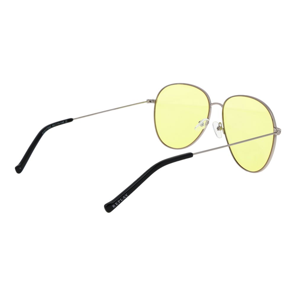 Replay sunglasses in silver metal