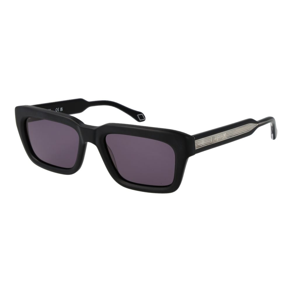 Replay Schwarze Sonnenbrille aus Kunststoff