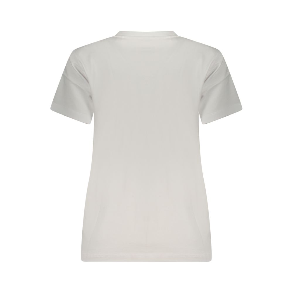 Guess Jeans Weißes Baumwoll-T-Shirt für Damen