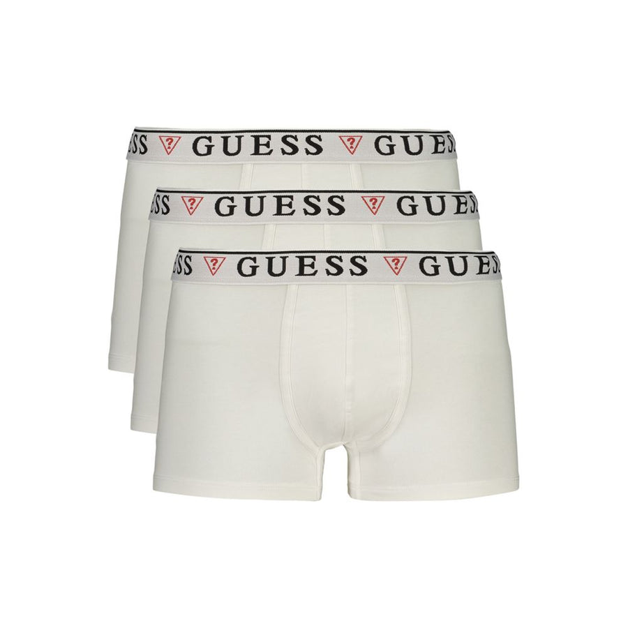 Guess Jeans Men's White Cotton Boxers