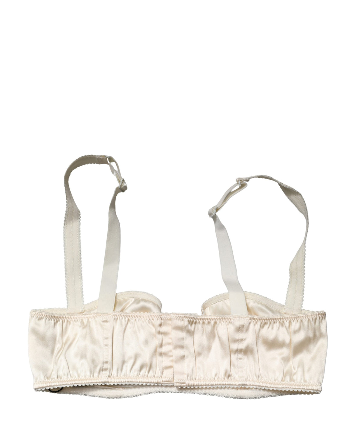 Dolce & Gabbana Off White Semi-Pad Bügel-Balkonett-BH Unterwäsche