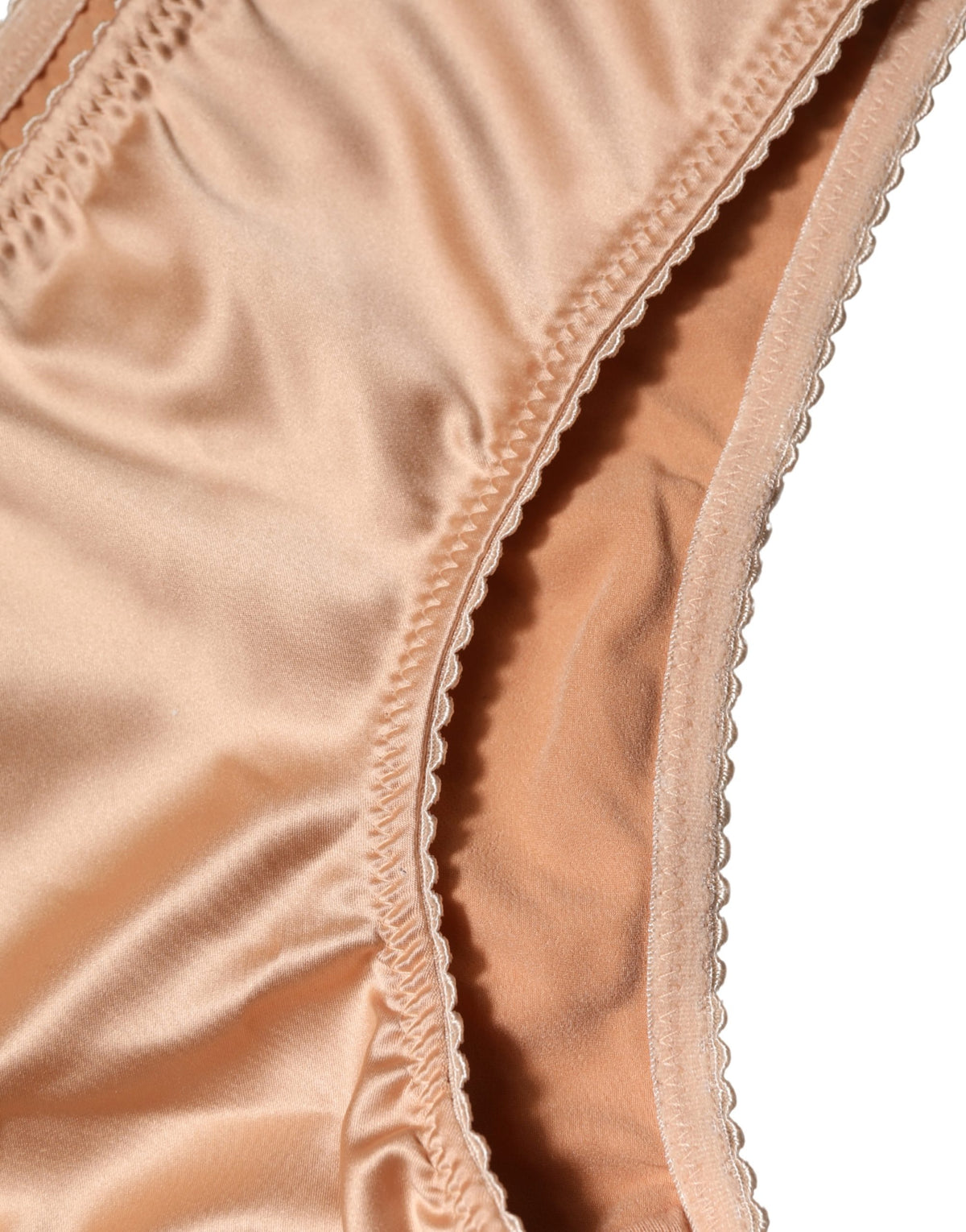 Dolce & Gabbana Beige Mid-Rise Silk-Blend Briefs