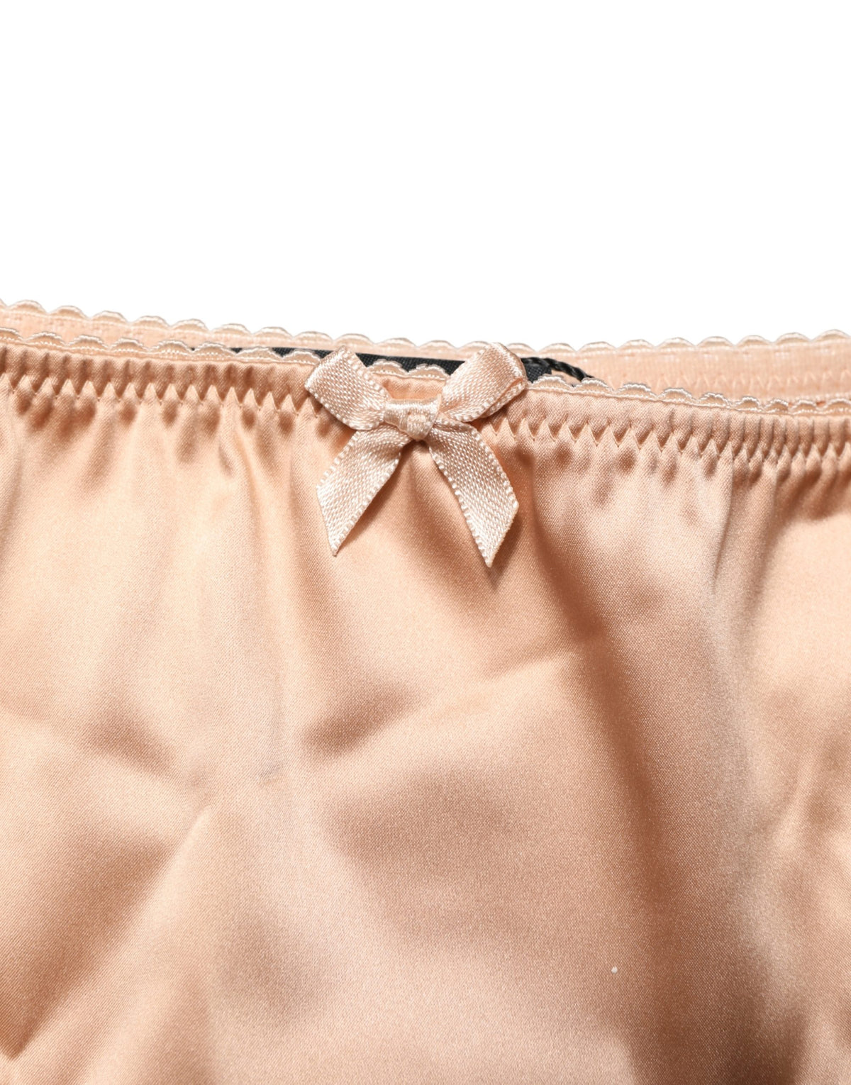 Dolce & Gabbana Beige Mid-Rise Silk-Blend Briefs