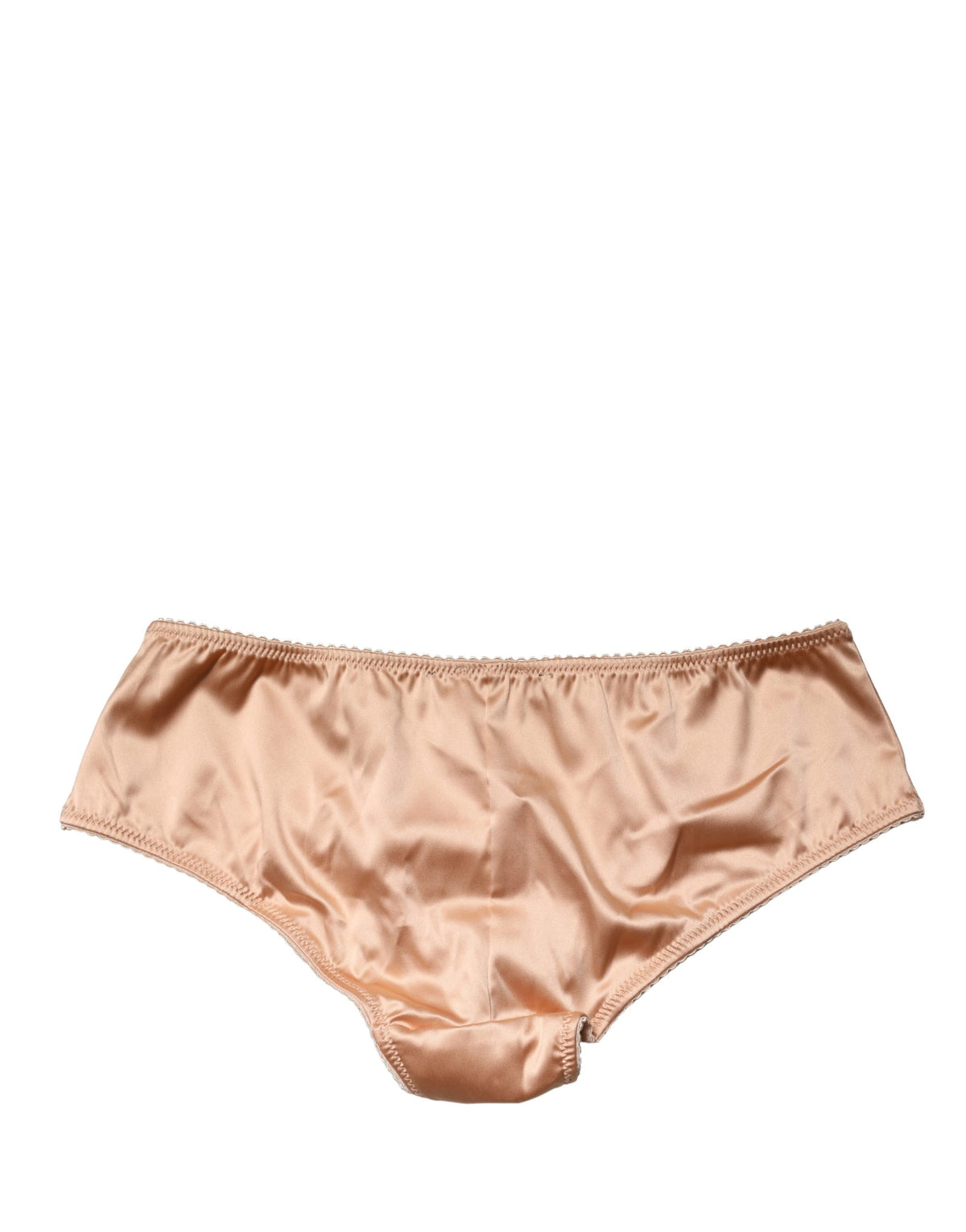Dolce & Gabbana Beige Mid-Rise Silk-Blend Briefs